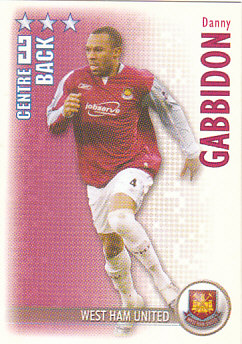Danny Gabbidon West Ham United 2006/07 Shoot Out #329
